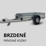 BRZDENÝ PRÍVESNÝ VOZÍK