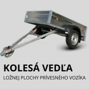 Prívesný vozík vyklápací-Plechové bočnice kolesa vedľa ložnej plochy Prívesný vozík vyklápací-Plechové bočnice kolesa vedľa ložnej plochy