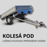 Kolesa pod ložnou plochou