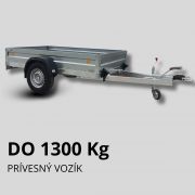 Brzdené prívesné vozíky do 1300kg Brzdené prívesné vozíky do 1300kg