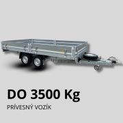 Brzdené prívesné vozíky do 3500kg Brzdené prívesné vozíky do 3500kg