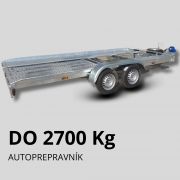 Prepravník áut do 2700kg Prepravník áut do 2700kg