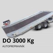 Prepravník aut sklopný do 3000kg Prepravník aut sklopný do 3000kg