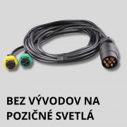 Bez vývodov na pozičné svetlá Bez vývodov na pozičné svetlá
