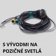 S vývodmi na pozičné svetlá S vývodmi na pozičné svetlá