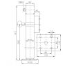Op.noha 1300kg SF 60-D42-19-280+ADAP