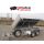 Prívesný vozík 1800x4000-3000kg sklapač hydraulický brzdený-výklopný- ručnou pumpou-UNICOL-