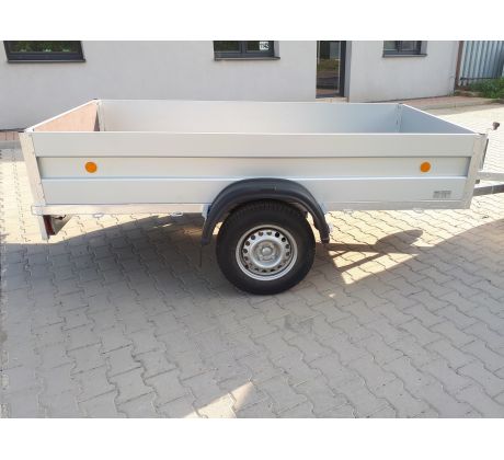 Prívesný vozík 1800 x 3500 valníkový ALU 750 kg