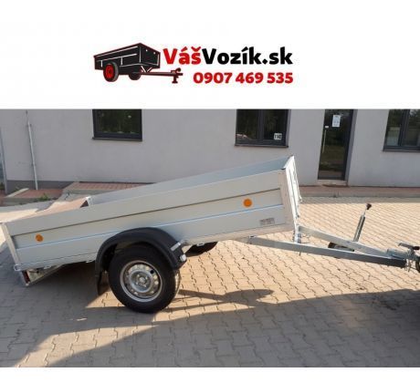 Prívesný vozík výklopný zosilnená náprava